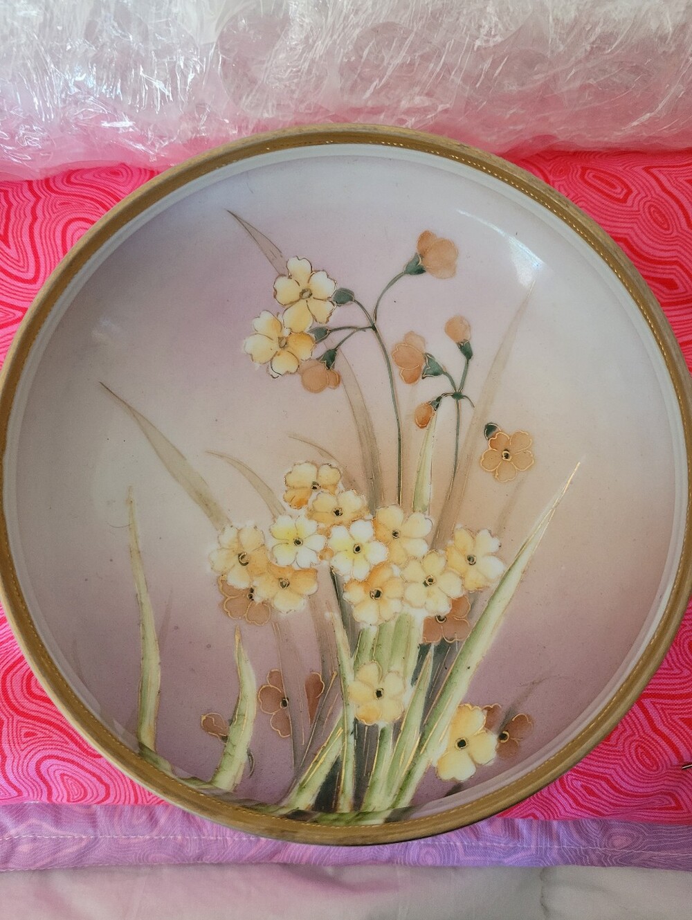 Nippon Bowl Mint Hand Painted